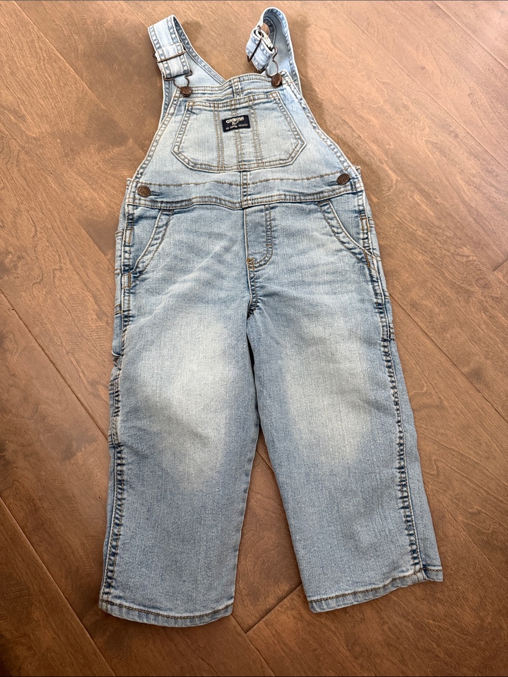 OshKosh B'gosh Light Blue Denim Overalls for Kids